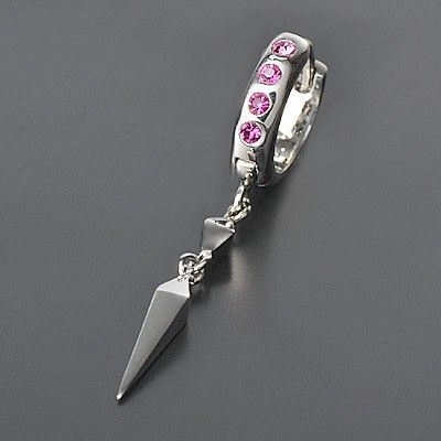 シルバーフープピアス(片耳用)