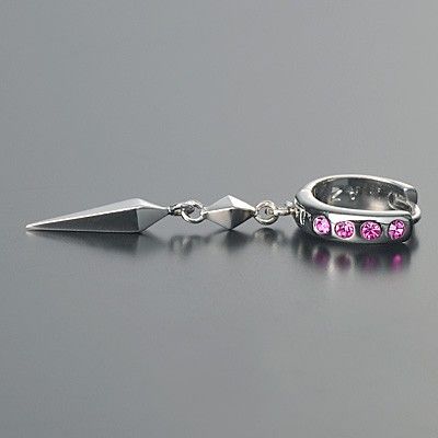 シルバーフープピアス(片耳用)