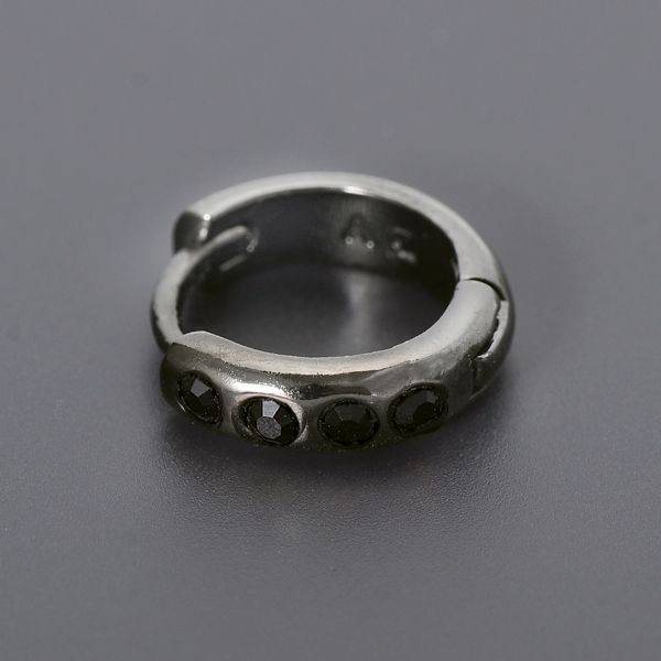 シルバーフープピアス(片耳用)