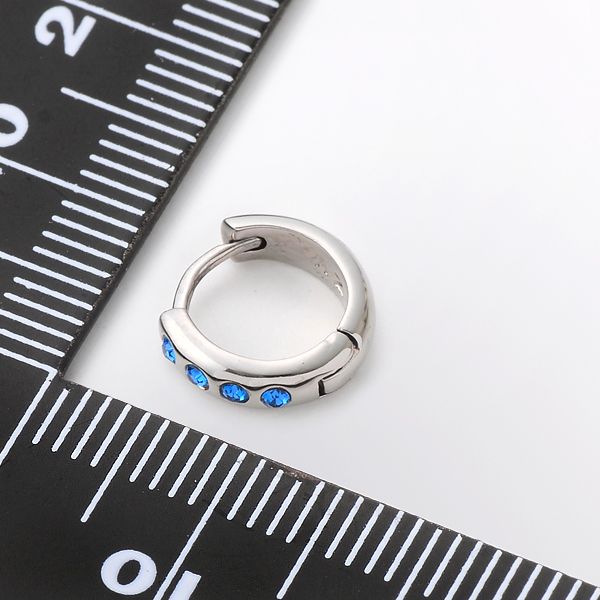 シルバーフープピアス(片耳用)