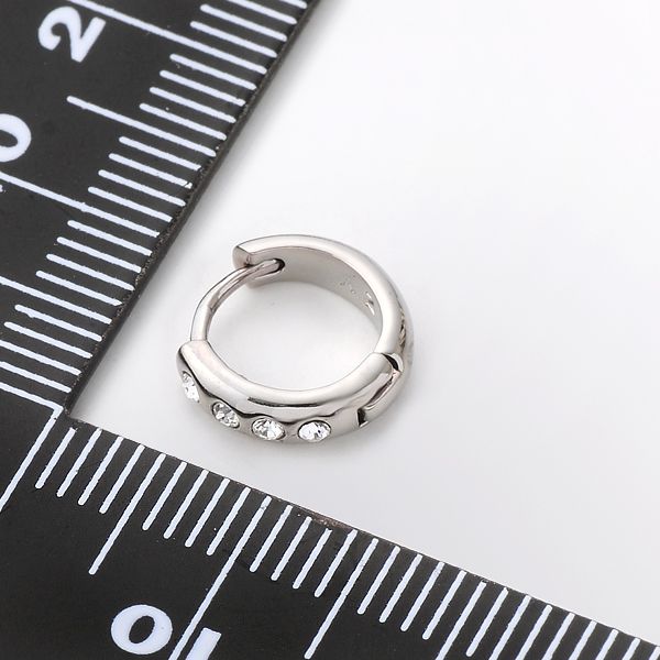 シルバーフープピアス(片耳用)