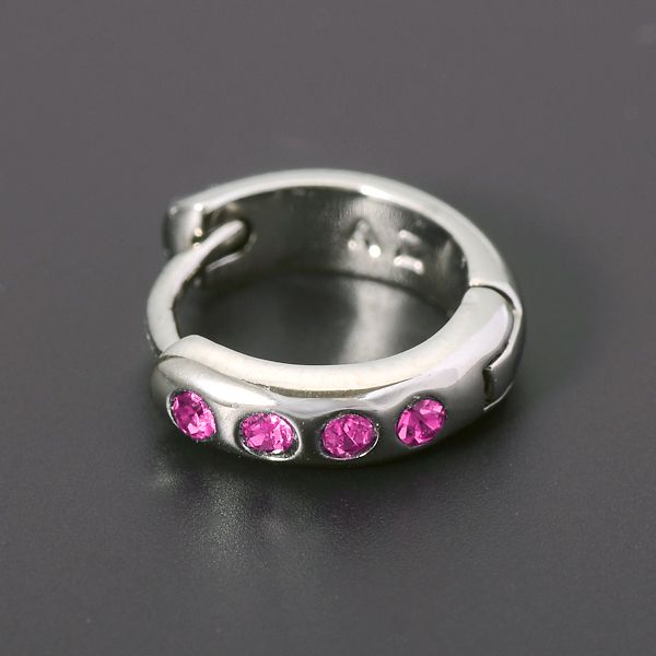 シルバーフープピアス(片耳用)