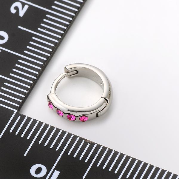 シルバーフープピアス(片耳用)