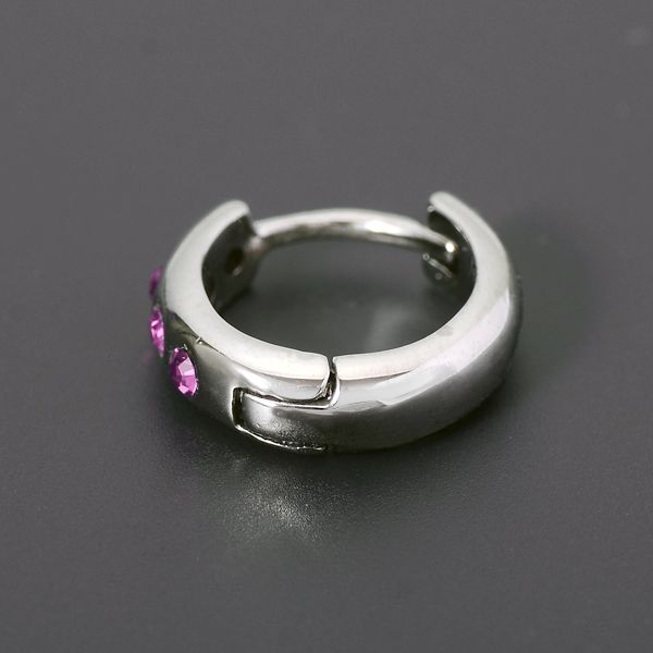 シルバーフープピアス(片耳用)