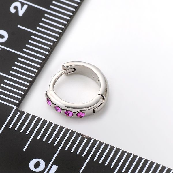 シルバーフープピアス(片耳用)