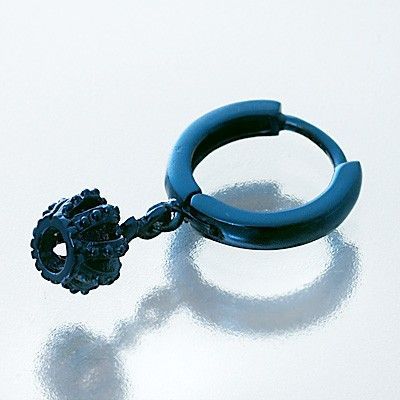 シルバーフープピアス(片耳用)