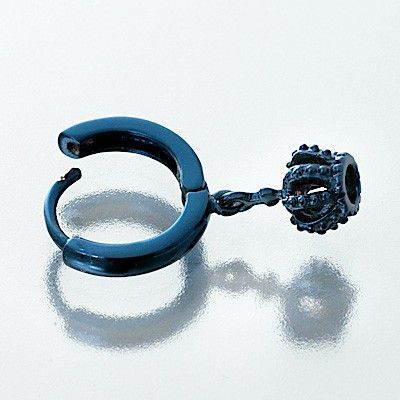 シルバーフープピアス(片耳用)