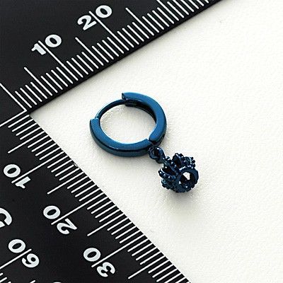 シルバーフープピアス(片耳用)