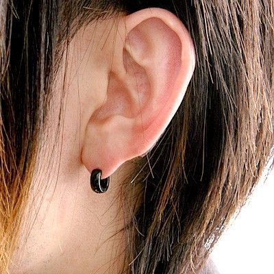 シルバーフープピアス(片耳用)