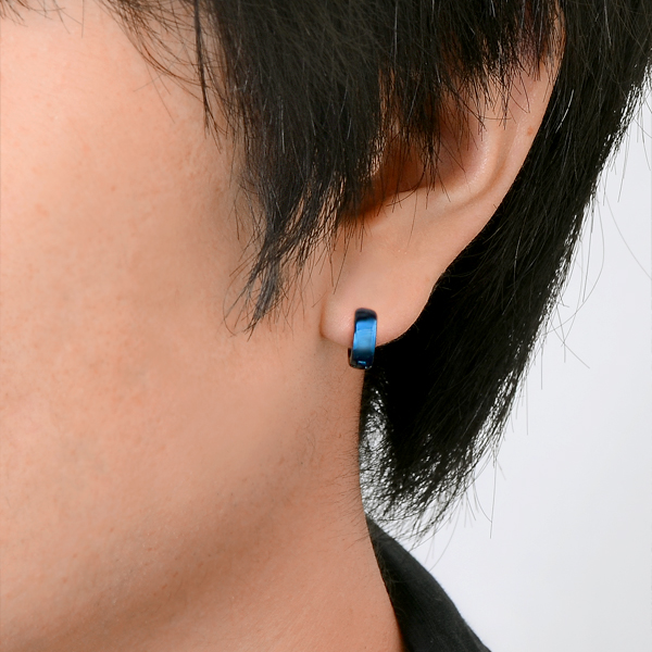 シルバーフープピアス(片耳用)