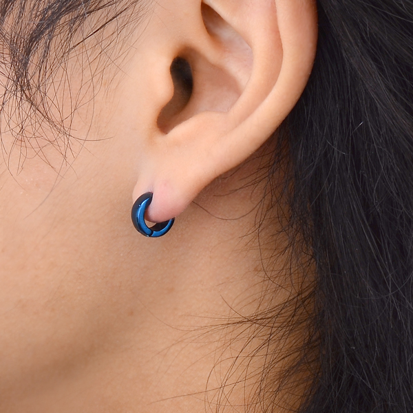 シルバーフープピアス(片耳用)