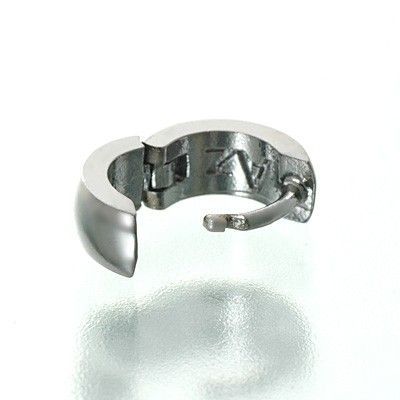 シルバーフープピアス(片耳用)