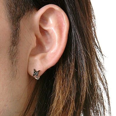 シルバースタッドピアス(片耳用)