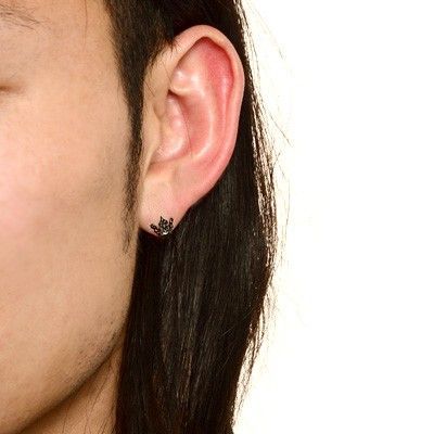 シルバースタッドピアス(片耳用)