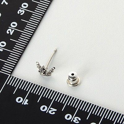 シルバースタッドピアス(片耳用)