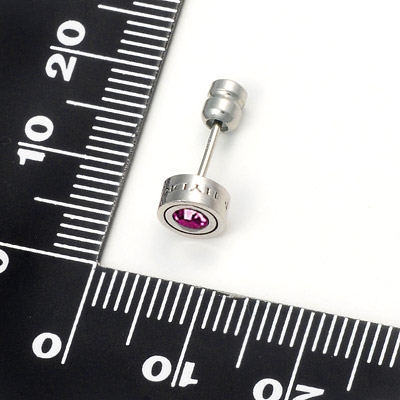 シルバースタッドピアス(片耳用)