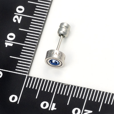 シルバースタッドピアス(片耳用)