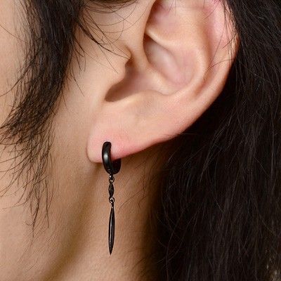 シルバーフープピアス(片耳用)