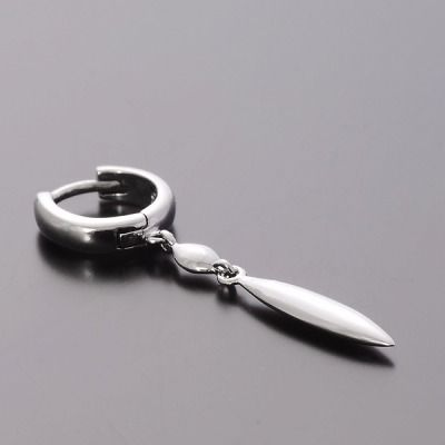 シルバーフープピアス(片耳用)