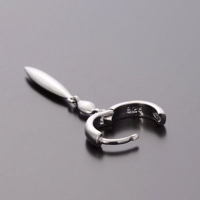 シルバーフープピアス(片耳用)