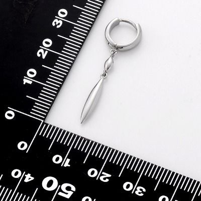 シルバーフープピアス(片耳用)