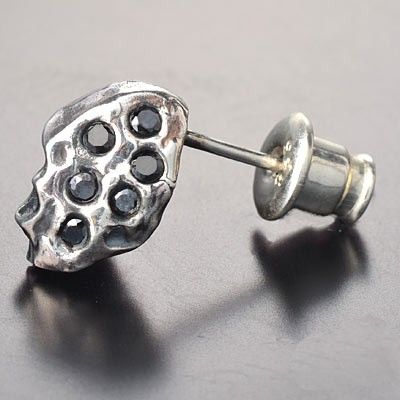 シルバースタッドピアス(片耳用)