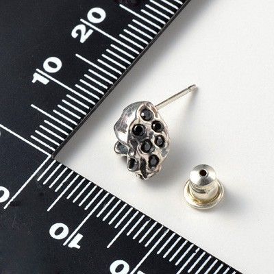 シルバースタッドピアス(片耳用)