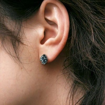 シルバースタッドピアス(片耳用)