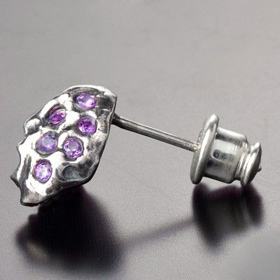 シルバースタッドピアス(片耳用)