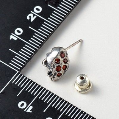 シルバースタッドピアス(片耳用)