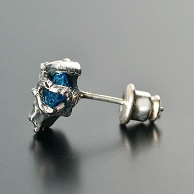 シルバースタッドピアス(片耳用)