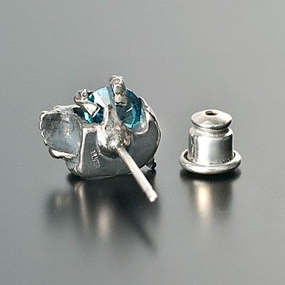シルバースタッドピアス(片耳用)