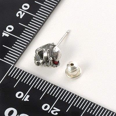 シルバースタッドピアス(片耳用)