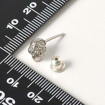 シルバースタッドピアス(片耳用)