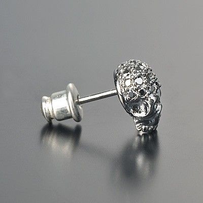 シルバースタッドピアス(片耳用)