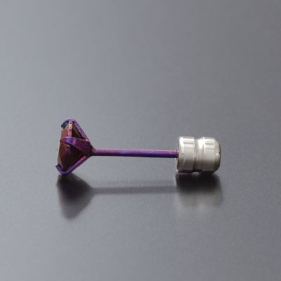 シルバースタッドピアス(片耳用)