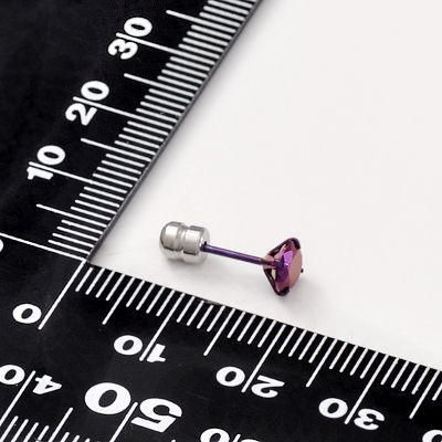 シルバースタッドピアス(片耳用)