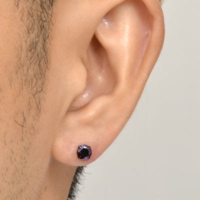 シルバースタッドピアス(片耳用)