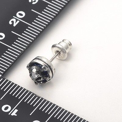 シルバースタッドピアス(片耳用)