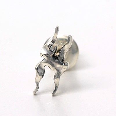 シルバースタッドピアス(片耳用)