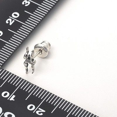 シルバースタッドピアス(片耳用)