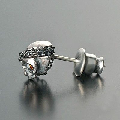 シルバースタッドピアス(片耳用)