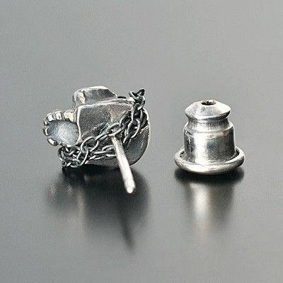 シルバースタッドピアス(片耳用)