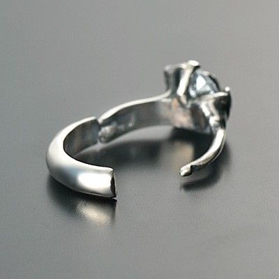 シルバーフープピアス(片耳用)