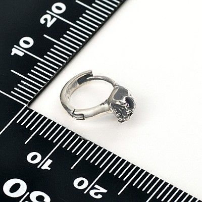 シルバーフープピアス(片耳用)