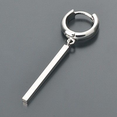 シルバーフープピアス(片耳用)