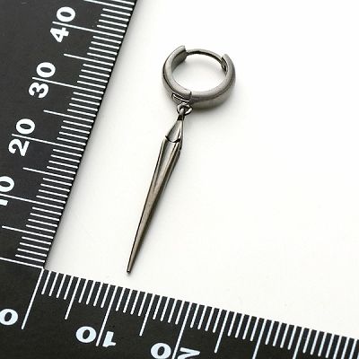 シルバーフープピアス(片耳用)