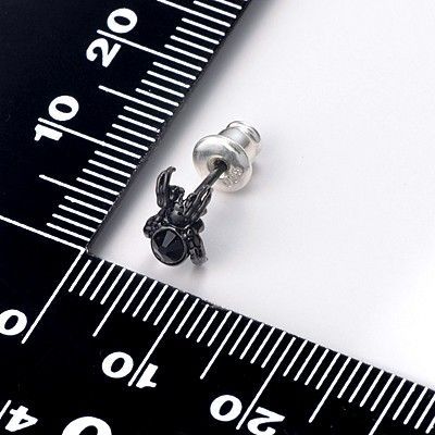 シルバースタッドピアス(片耳用)