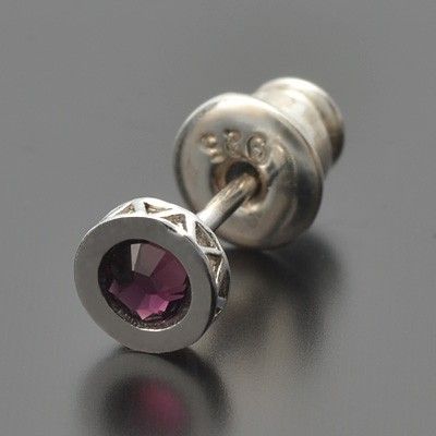 シルバースタッドピアス(片耳用)