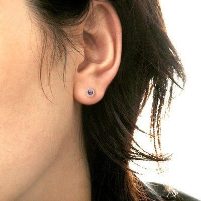 シルバースタッドピアス(片耳用)